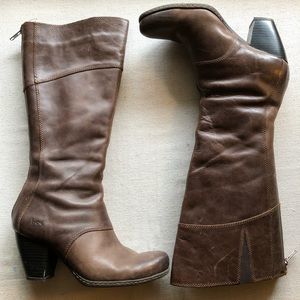 Born brown genuine leather boot woman’s size 6.5
